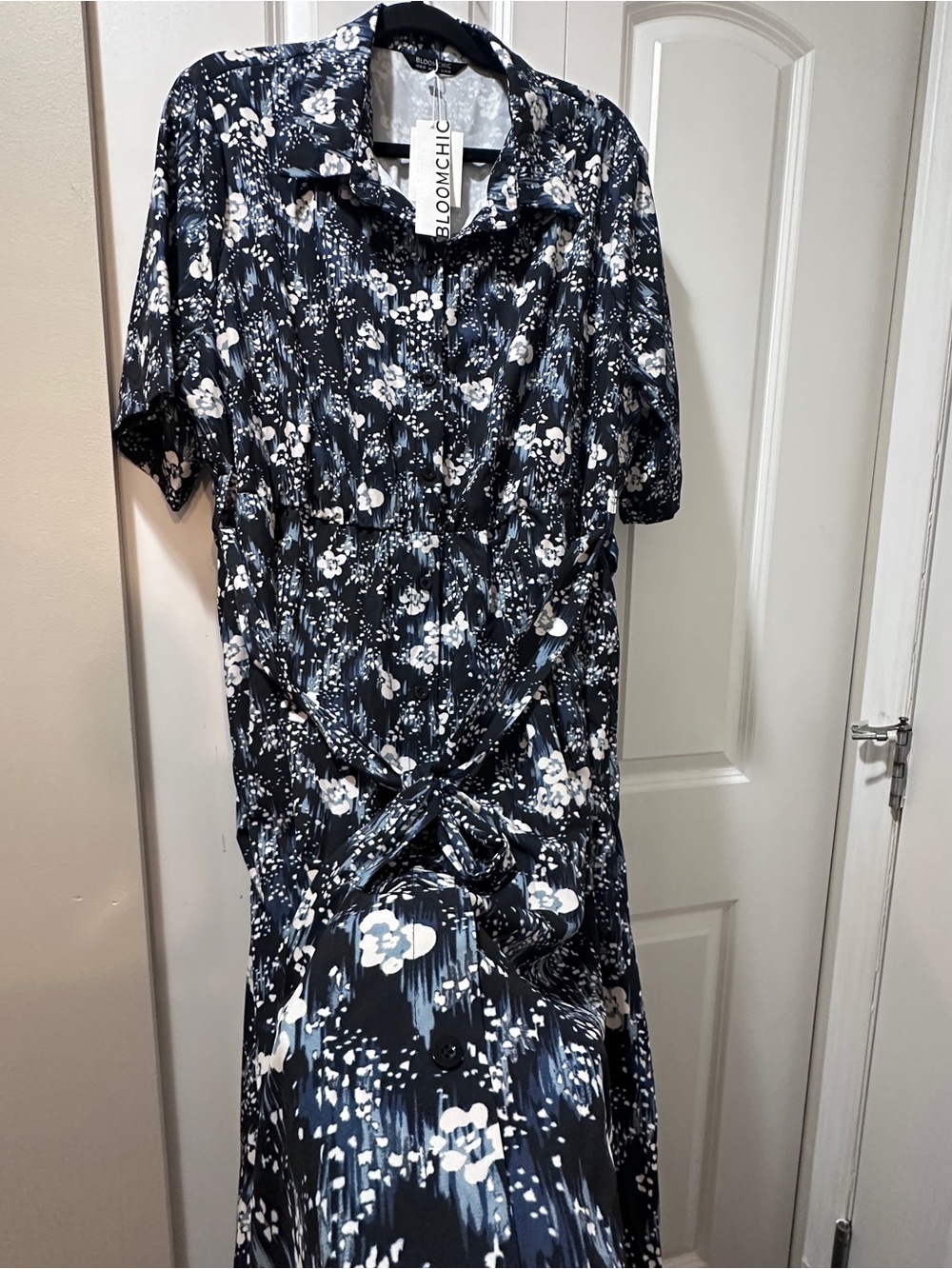 BloomChic Plus Size 2XL Floral Print Shirt Dress us18-20 - Picture 4 of 5
